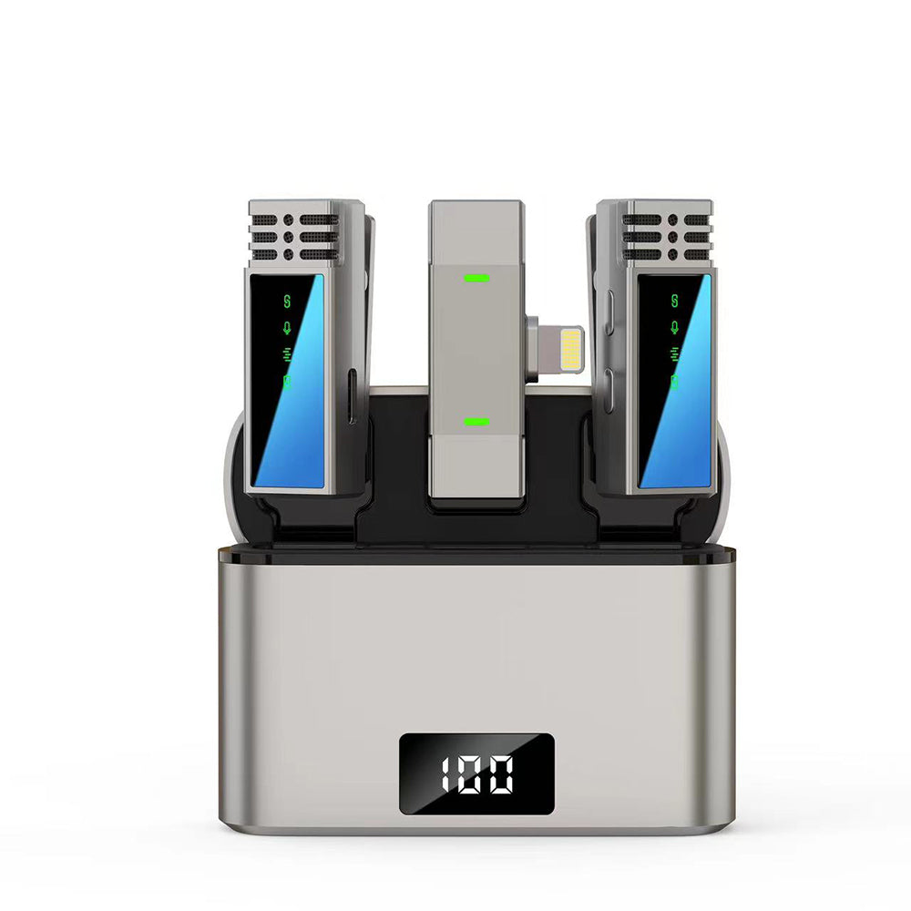 Jmary MW-15 Lightning Portlu Kablosuz Yaka Mikrofonu Jmary MW-15 Lightning Portlu Kablosuz Yaka Mikrofonu
